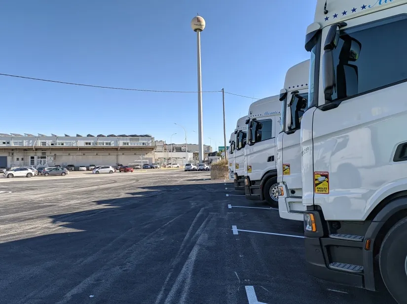 Parking de camiones Mercalicante